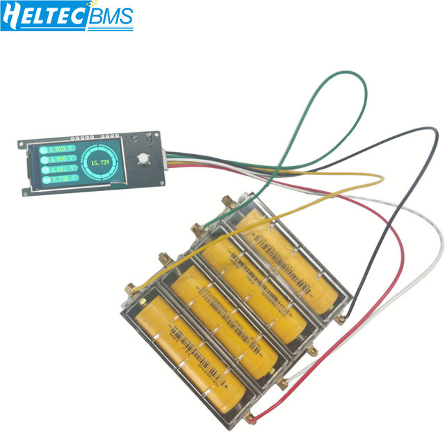 HeltecBMS 4S Batteriespannungsprüfer mit TFT-Display für eine Batterieanzeige von 2 V bis 4,5 V - Bild 1
