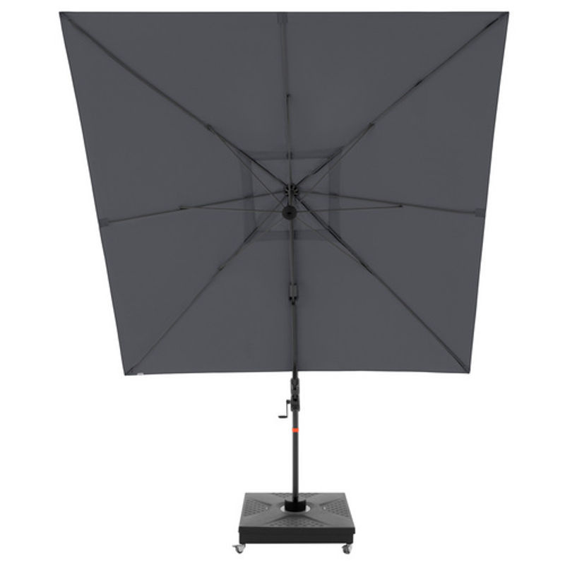 Doppler Ampelschirm MyZone Anthrazit mit Kurbelmechanik, B/T: 280 x 280 cm - Bild 4