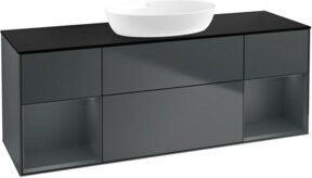 V&B Waschtischunterschrank Finion mit Wandbeleuchtung, Breite: 160 cm, Tiefe: 50,1 cm, Höhe: 50,1 cm, lackiert - Bild 1