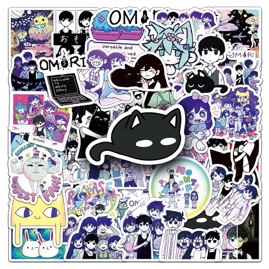 Omori Anime Graffiti Aufkleber, Bunt / Mehrfarbig, 10/30/50 stücke - Bild 2