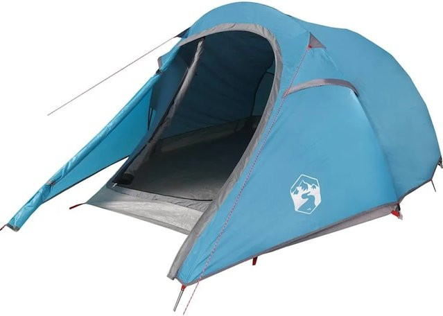Furnicato Campingzelt Tunnelzelt Blau B/T/H: 283 x 193 x 125 cm - Bild 1