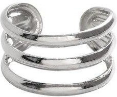 ANENJERY Ohrringe, 925 Sterling Silber, Ohr Manschetten, Damen, gray - Bild 1