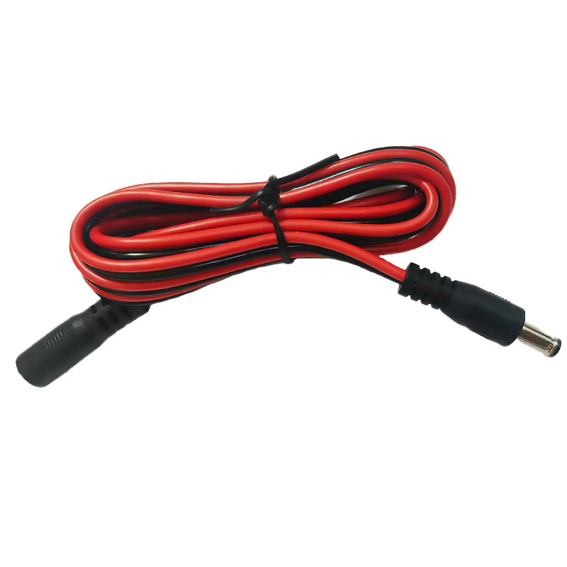 JCD Hochleistungs-DC-Stromkabel mit Stecker und Buchse, 18AWG Vollkupfer, Farbe: Rot, Länge: 1,5 m, Anschluss: DC 5,5 x 2,1 mm - Bild 4