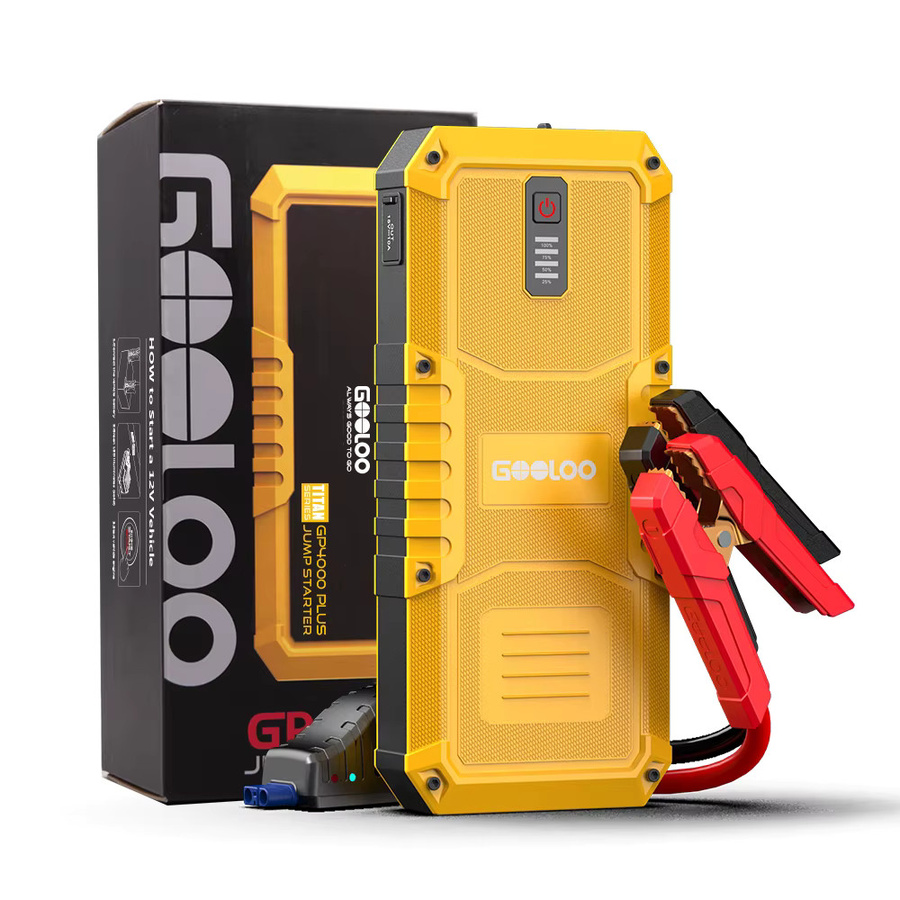 GOOLOO Auto-Starthilfe Powerbank 20000mAh mit 4000A Booster in Gelb - Bild 7