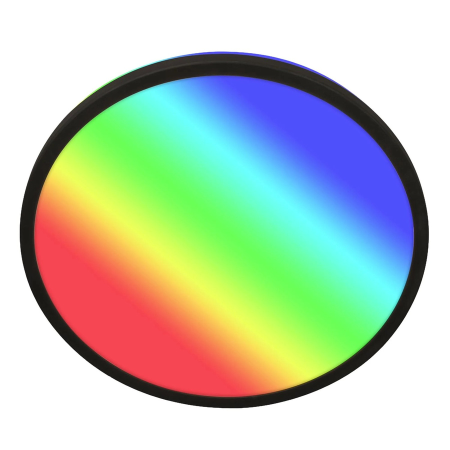Briloner LED-Deckenleuchte Kada RGB+W in Schwarz mit Fernbedienung, dimmbar, Durchmesser: 42,2 cm, Höhe: 2,8 cm - Bild 2