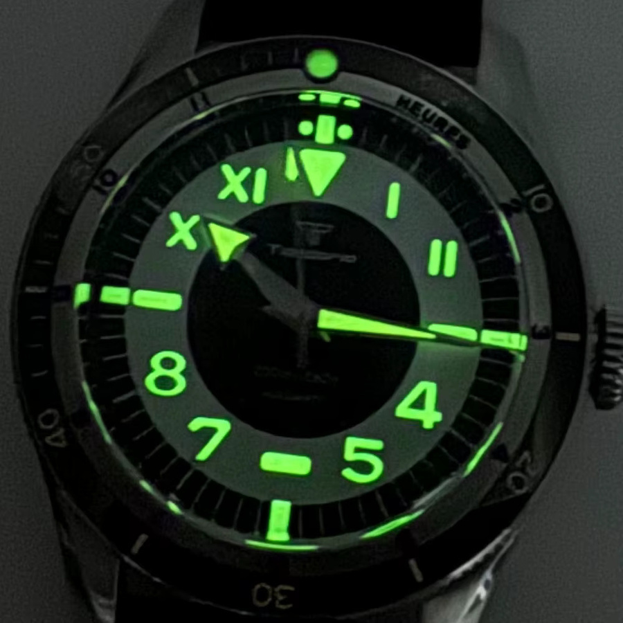 Tandorio Armbanduhr Automatik, Edelstahl, Saphirglas, Silber, Herren - Bild 4