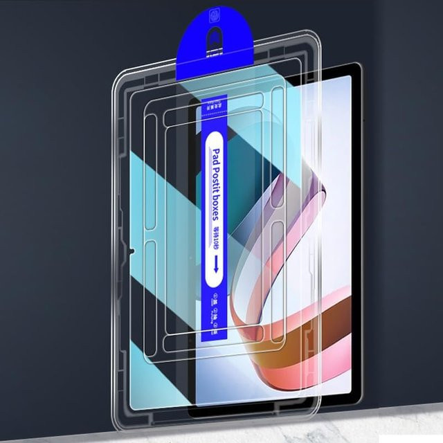 Samsung Displayschutzfolie aus gehärtetem Glas für Galaxy Tab S10 FE Plus S9 FE S8 S7 S6 Lite in Transparent mit vollständiger Abdeckung - Bild 1