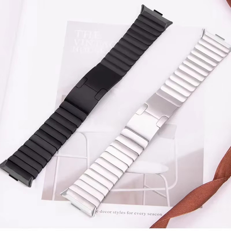 Xiaomi Uhrenarmband Edelstahl, Silber - Bild 1