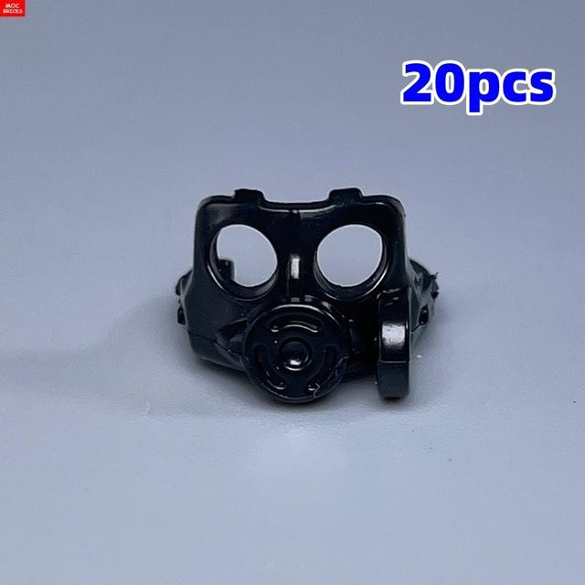 Yiran toy Gasmaske Figur 20-teiliges Set Schwarz 6–12 Jahre - Bild 1