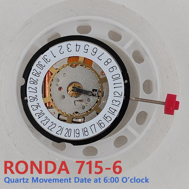 Ronda Uhrwerk, Quarz, 6 Stunden Datumsrad - Bild 1