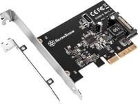 SilverStone ECU02-E USB-C PCIe Schnittstellenkarte in Schwarz - Bild 1
