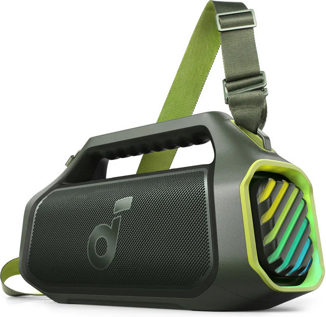 Anker SoundCore Boom 2 Plus Tragbarer Bluetooth-Lautsprecher, 140W, RGB, IPX7 wasserdicht, Grün, Refurbished - Bild 1