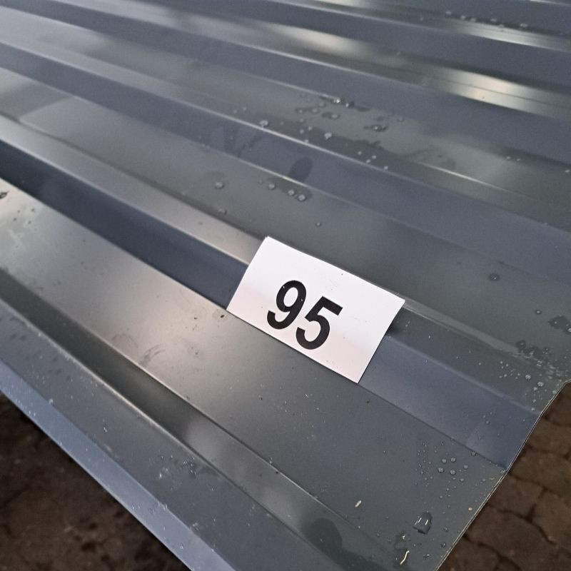Trapezblech 20/138 Wand Anthrazitgrau RAL 7016 5 Stück Länge: 3,00 m - Bild 1