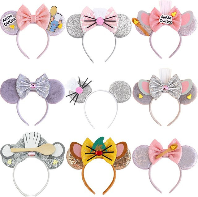 Disney Ratatouille Remy Ohr Stirnband, Pailletten, Unisex - Bild 1