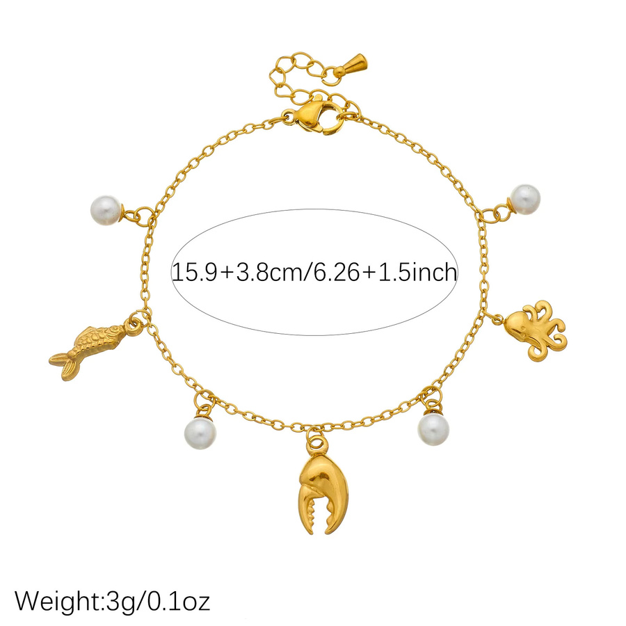 xiyanike Armband, Edelstahl, Gold, Damen - Bild 2