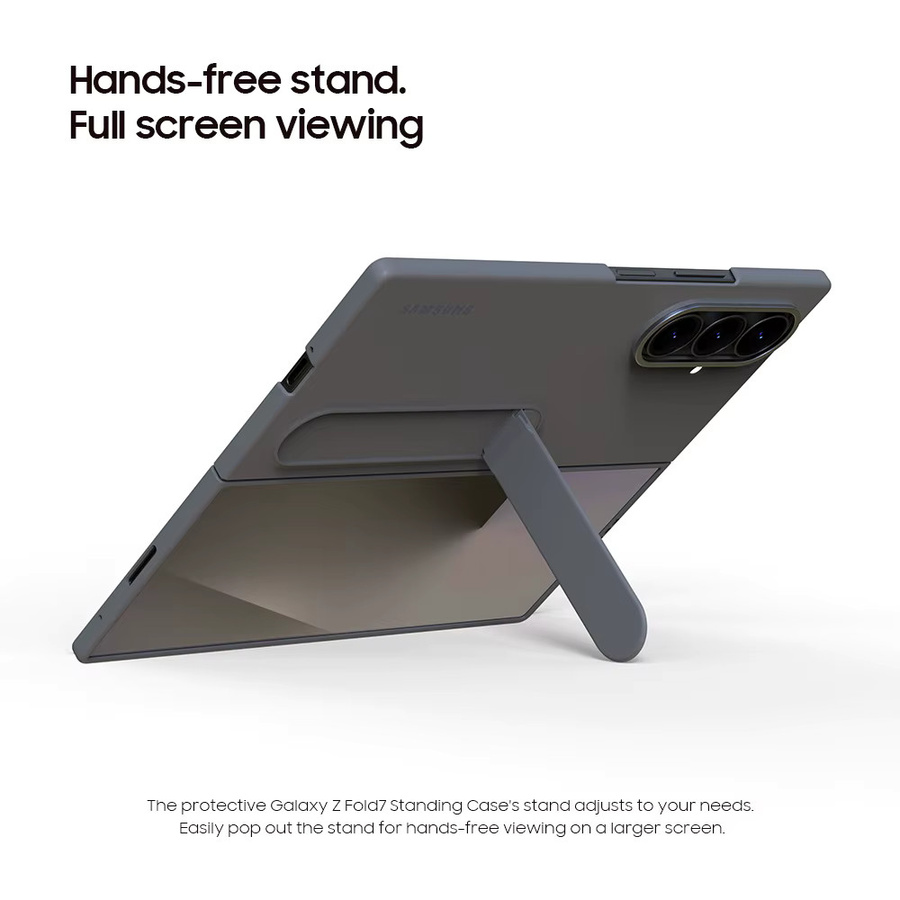 Samsung Galaxy Z Fold7 Schutzhülle mit faltbarem Standfuß in Grün - Bild 3