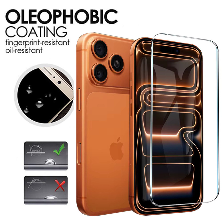 4er-Set Amour Brave HD Panzerglas Displayschutzfolie für iPhone 17 16 15 14 13 12 11 Pro Max XS Max XR Plus in Transparent - Bild 5