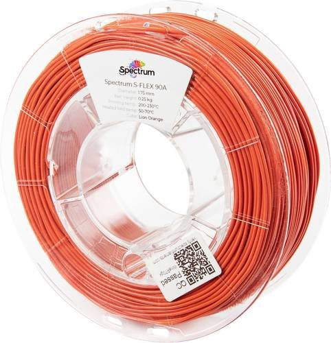 Spectrum Filaments S-Flex 90A Filament 1,75 mm Orange 250 g - Bild 1