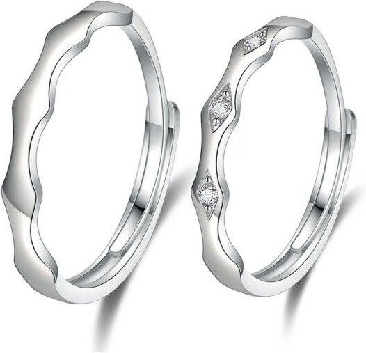 YIRAN Jewelry Ringe, 925 Silber, Zirkonia, Unisex - Bild 1