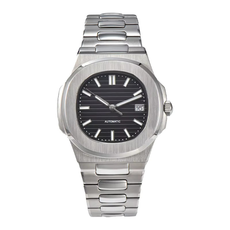 Dwayne Campbell Armbanduhr, Automatik, Edelstahl, Weiß, Herren, 43 mm - Bild 4