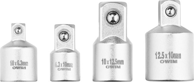 PARKSIDE Stecknuss-Adapter-Set für Ratschen aus Stahl in Silber - Bild 1