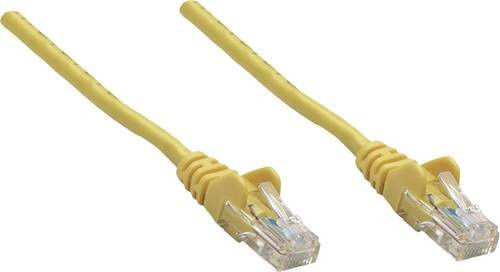 Intellinet RJ45 Patchkabel CAT 6a S/FTP Ethernet/LAN Gelb 0,50 m - Bild 1