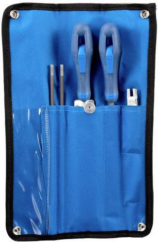 PFERD Kettensägenschärf-Set in Blau für Kettenteilung .325 mit 4,8 mm (3/16) in Rolltasche - Bild 1