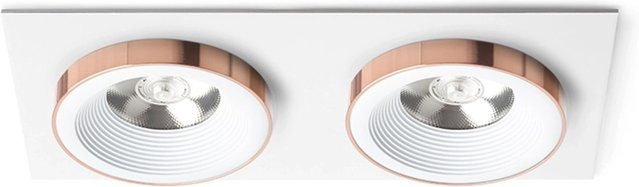 Rendl Einbauleuchte Sharm Sq II LED in Weiß und Kupfer mit 20 W - Bild 1