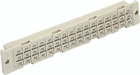 HARTING Federleiste 09062327894 in Beige mit 3 Reihen - Bild 1
