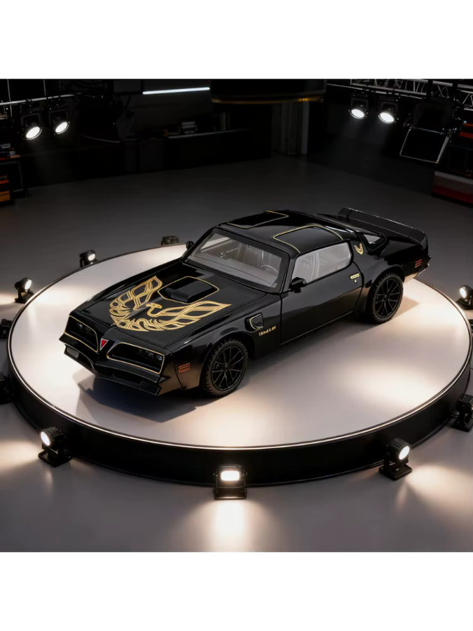 MINI AUTO Firebird Automodell, 1:32, Metall, mit Sound und Licht - Bild 5