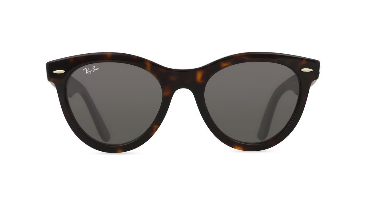 Ray-Ban 0RB2241 Sonnenbrille, Vollrand, Rund, Kunststoff, Unisex, braun, grau - Bild 1