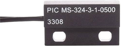 PIC MS-324-3 Reed-Kontakt 1 Schließer Schwarz 200 V/DC 140 V/AC 1A 10W mit Schraubanschluss - Bild 1