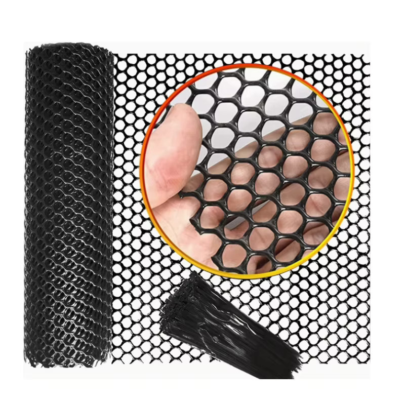 Semi-transparentes 0,8-mm-Mesh-PE-Balkonnetz aus Kunststoff in Grün oder Schwarz - Bild 3