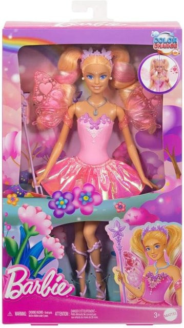 Mattel Barbie Fee mit Farbwechseleffekt bei Flügeln und Outfit ab 3 Jahren - Bild 1