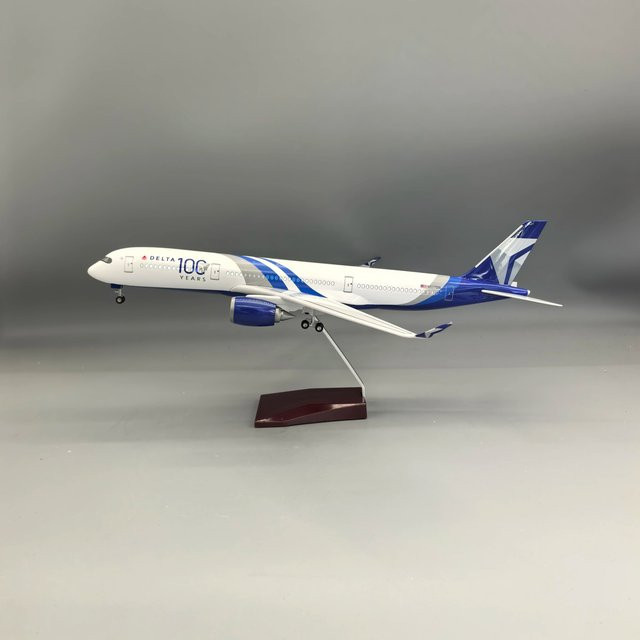 Delta A350 Airways Flugzeugmodell, mit Rädern - Bild 1