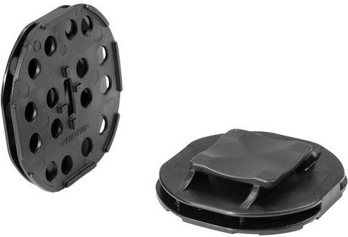 HellermannTyton Pastensockel PMB8-PA66/6HIRHS-BK in Schwarz mit einem maximalen Bündel-Durchmesser von 13 mm und halogenfreier Zusammensetzung - Bild 1