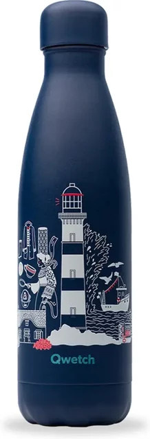 Qwetch Originals Isolierflasche Bretagne in Blau, 0,42 l - Bild 1
