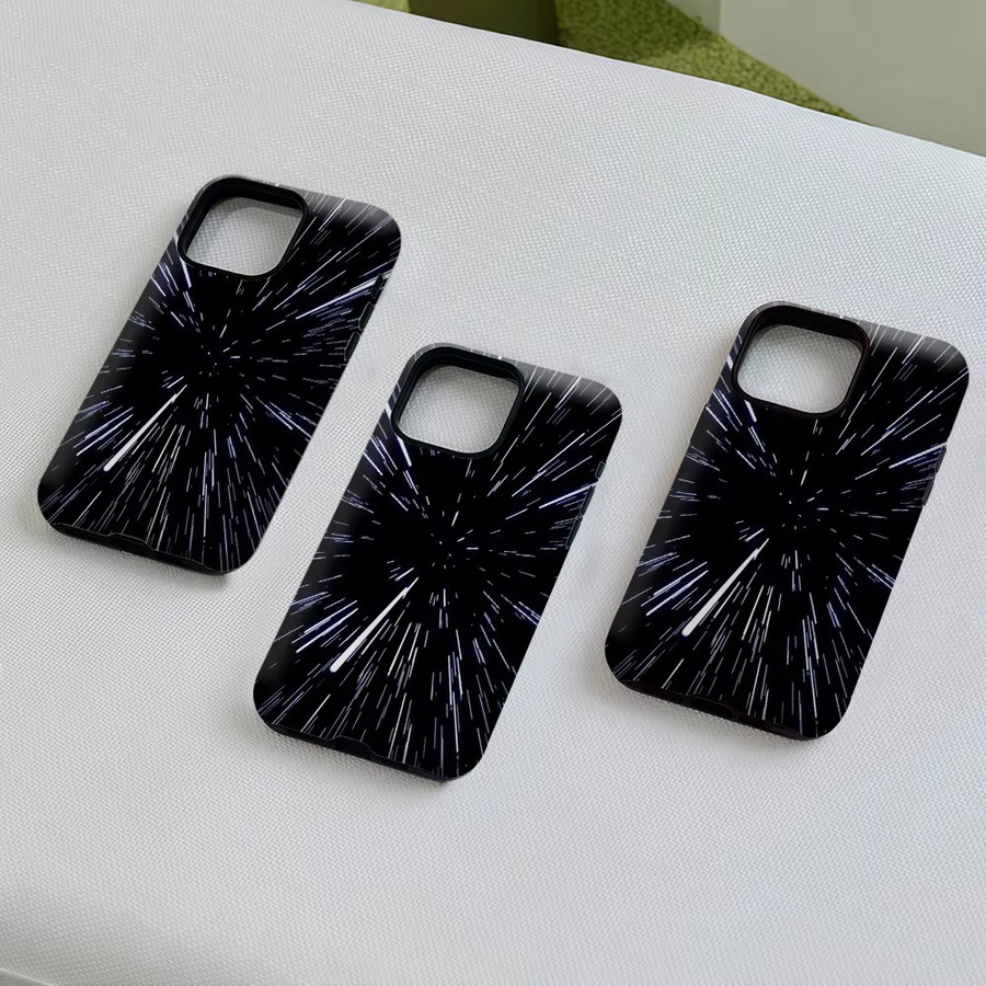 Potdemiel Streaking Starlight Handyhülle für iPhone 17 16 15 14 13 Pro Max Plus, robuste doppelschichtige magnetische Hülle, Multicolour - Bild 4