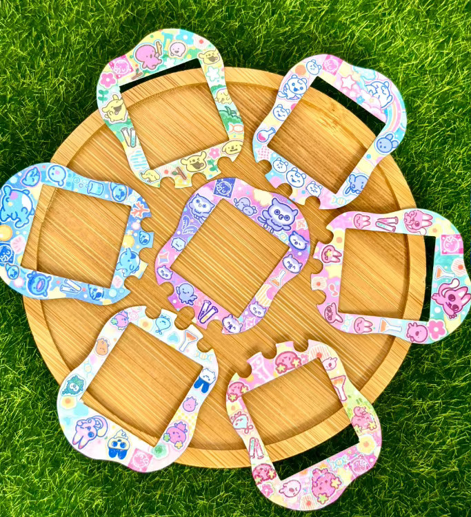 Bandai Tamagotchi Uni Panel Papier, Tamagotchi Happy Park Paradise, Zubehör - Bild 3