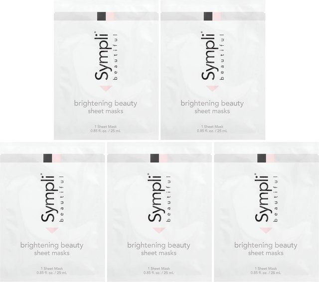 Sympli Beautiful Beauty-Tuchmaske mit Tranexamsäure, 5 x 25 ml, Unisex - Bild 1