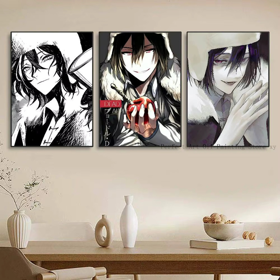 Selbstklebendes und wasserfestes Anime Poster Fyodor D aus Bungo Stray Dogs in Mehrfarbig, Rechteckig - Bild 4