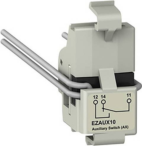 Schneider Electric EZAUX10 Hilfskontaktblock für Schütz in Grau - Bild 1