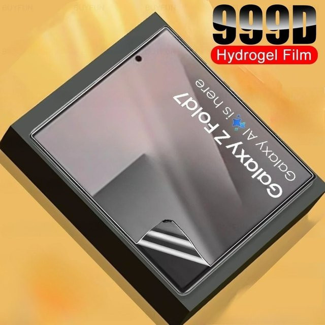 Samsung Hydrogel-Displayschutz für Galaxy Z Fold 7, Z Fold 6 und Z Fold 5, HD-Front-Bildschirmschutz in Transparent, vollständige Abdeckung - Bild 1