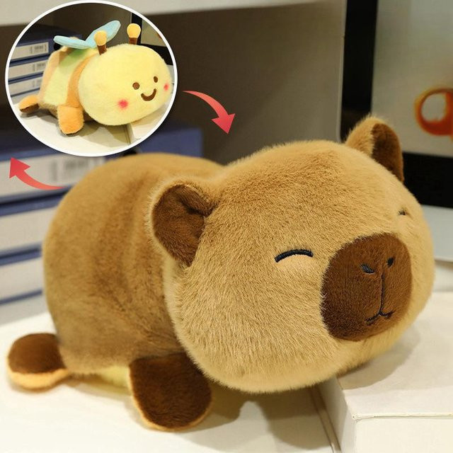 Yiran toy Capybara Verwandlungs Plüschtier, 2-in-1, 25cm - Bild 1