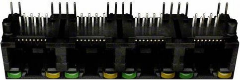 Amphenol RJHSE508104 Ethernet LAN Verbindung in Schwarz - Bild 1
