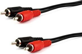 e+p Cinch-Anschlusskabel RCA Schwarz 15 m - Bild 1