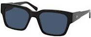 Mister Spex Radcliffe 2160 S23 Sonnenbrille, Vollrand, quadratisch, Unisex, Kunststoff, black, blue - Bild 1