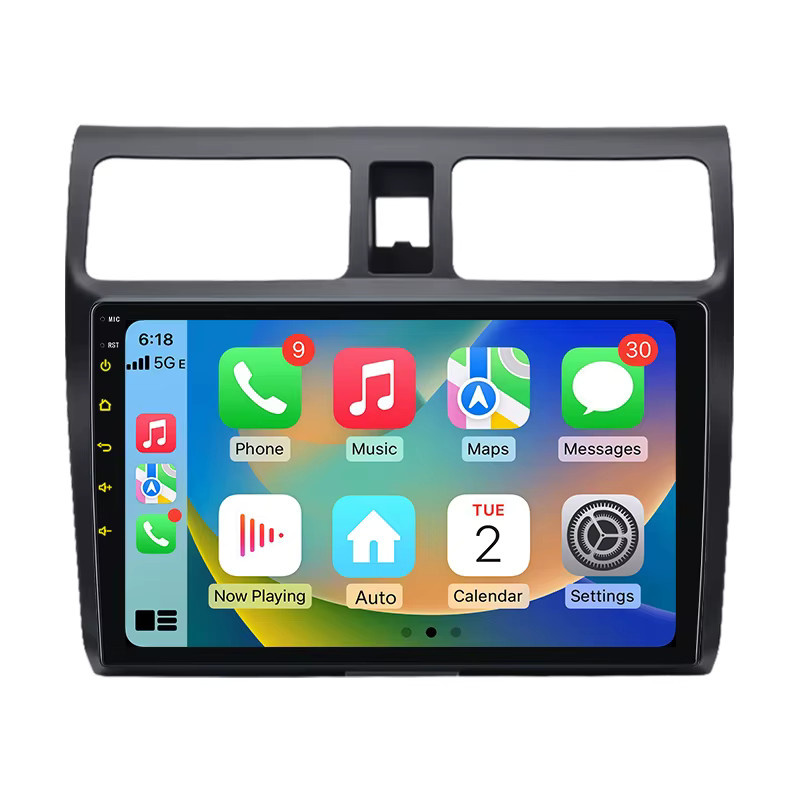 Junsun Android 15 Autoradio für Suzuki Swift 2006-2010 mit kabellosem Apple CarPlay, IPS-Touchscreen und Bluetooth in Schwarz - Bild 5