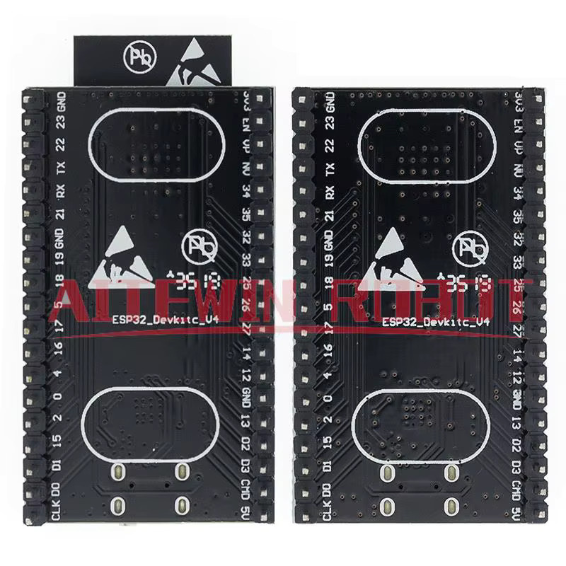 AITEWIN ROBOT ESP32-DevKitC Entwicklungsboard mit ESP32-WROOM-32D und ESP32-WROOM-32U in Schwarz, WIFI und Bluetooth kompatibel - Bild 2