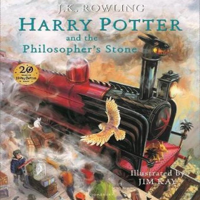 Harry Potter und der Stein der Weisen von J.K. Rowling, Hardcover, vollfarbig illustrierte Ausgabe - Bild 1
